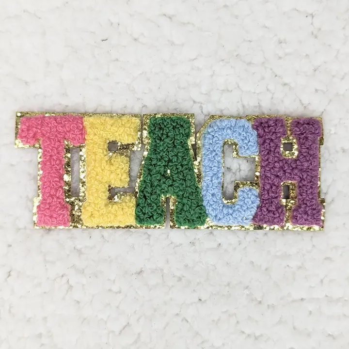 Teach Chenille Patch