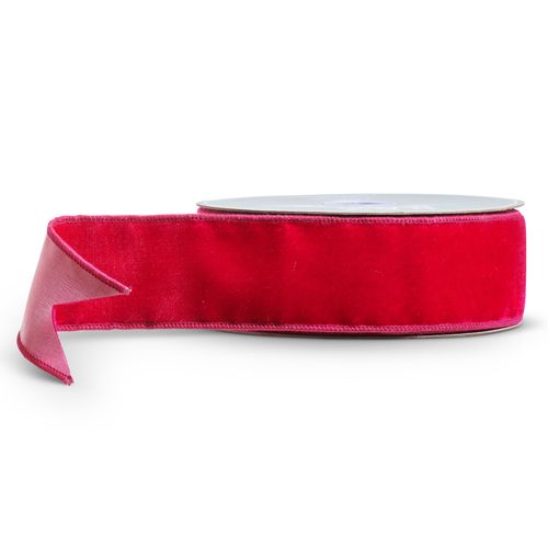 2.5&quot; x 10 yards Fuschsia Pink Velvet Ribbon
