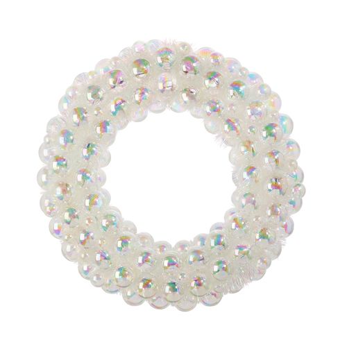 24&quot; Iridescent Ball Ornament Wreath