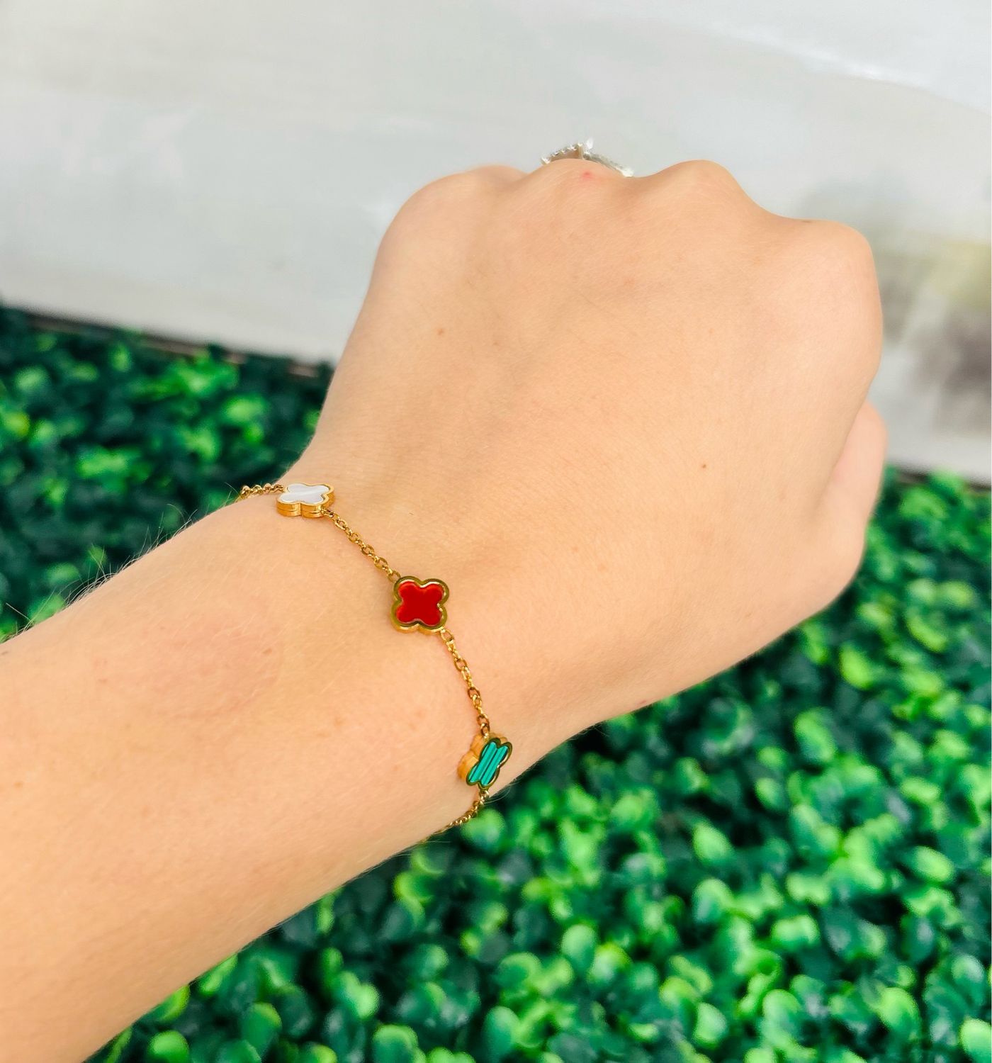 VG Multi Clover Chain Bracelet