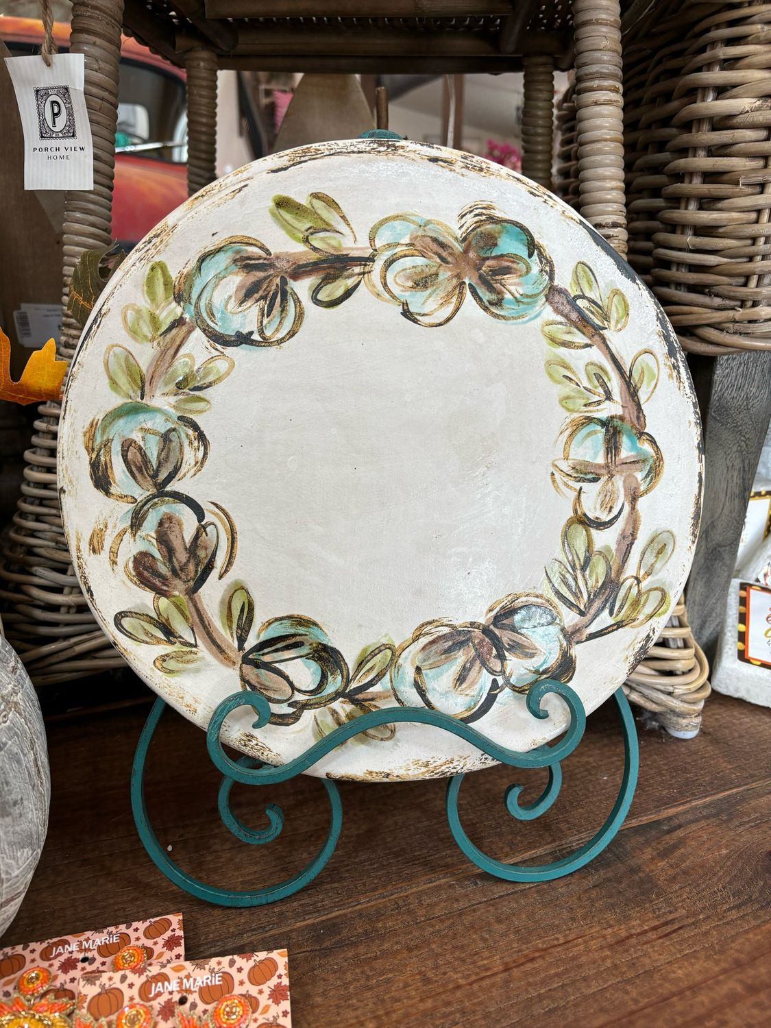 VG Cotton Wreath Plate