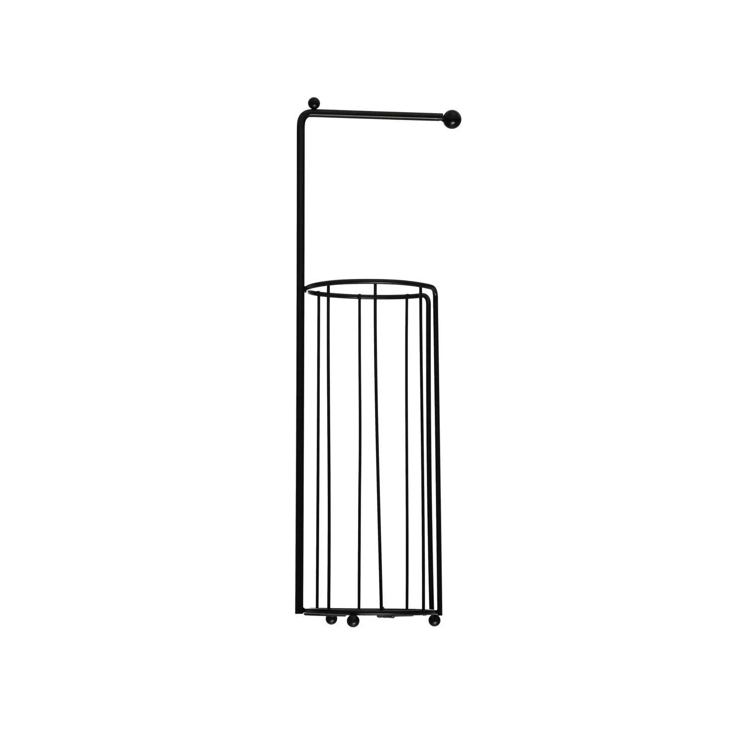 AH2440 Stainless Steel Toilet Paper Holder, Black