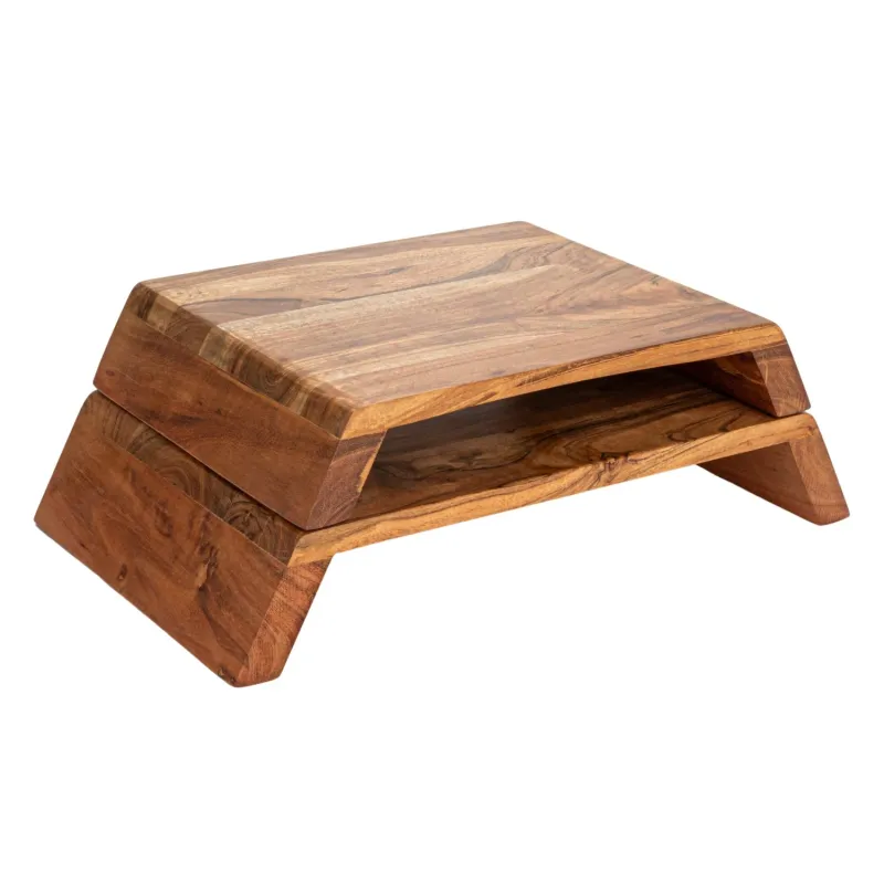 AH3181 Acacia Wood Nesting Pedestals-Small