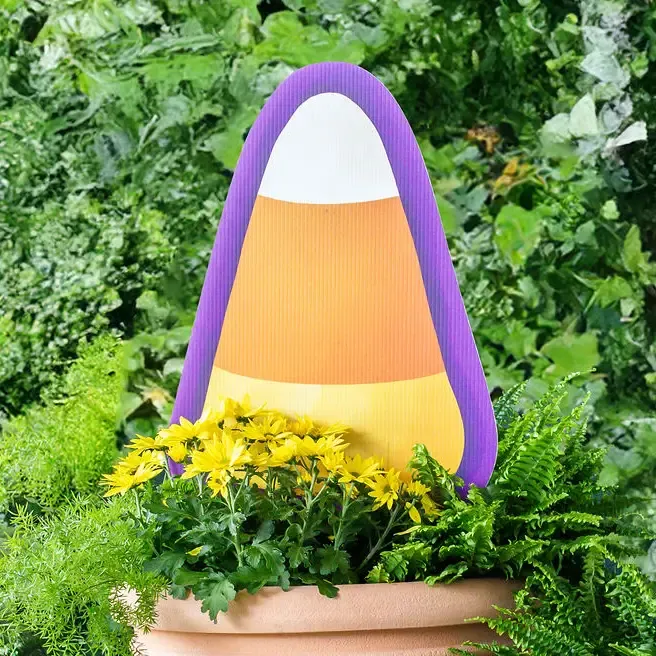 Large Candy Corn Yard Stake