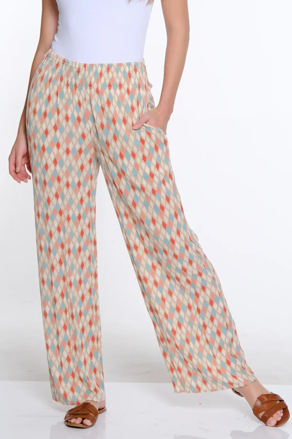 DiaMlt Wide Leg Pant