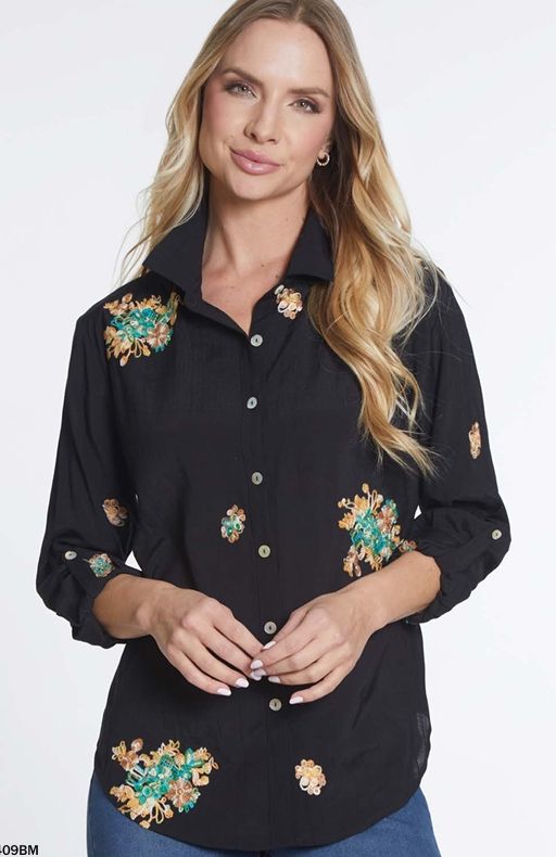 Black Hi-Lo Top