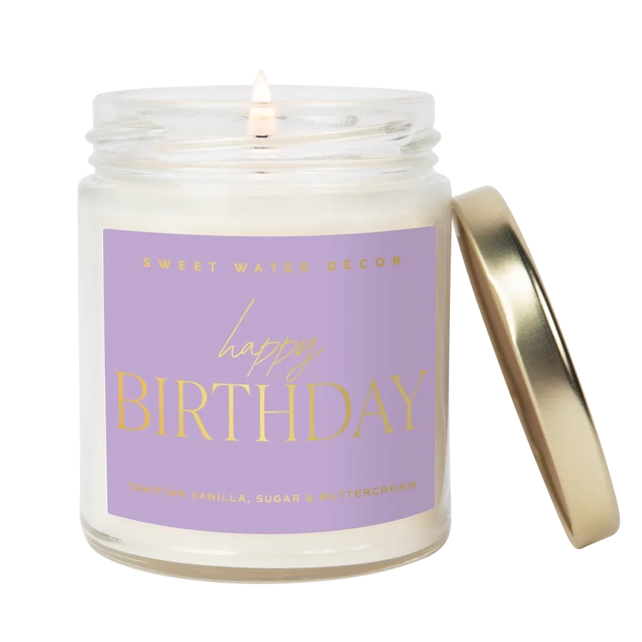 Happy Birthday Soy Candle