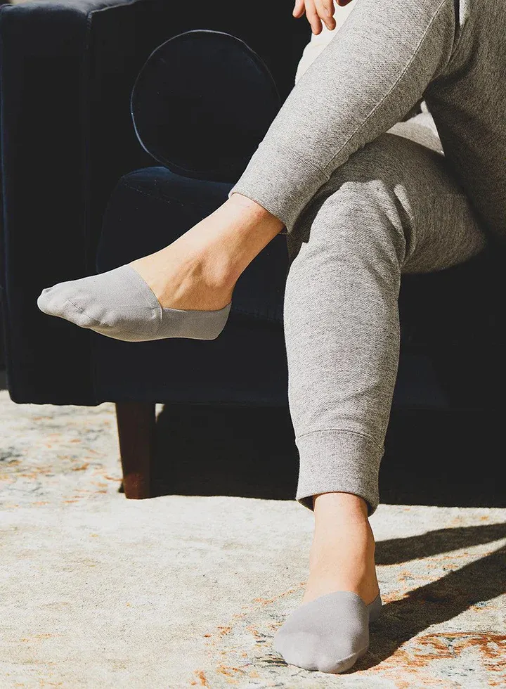 VG Cloud No Show Socks-Grey