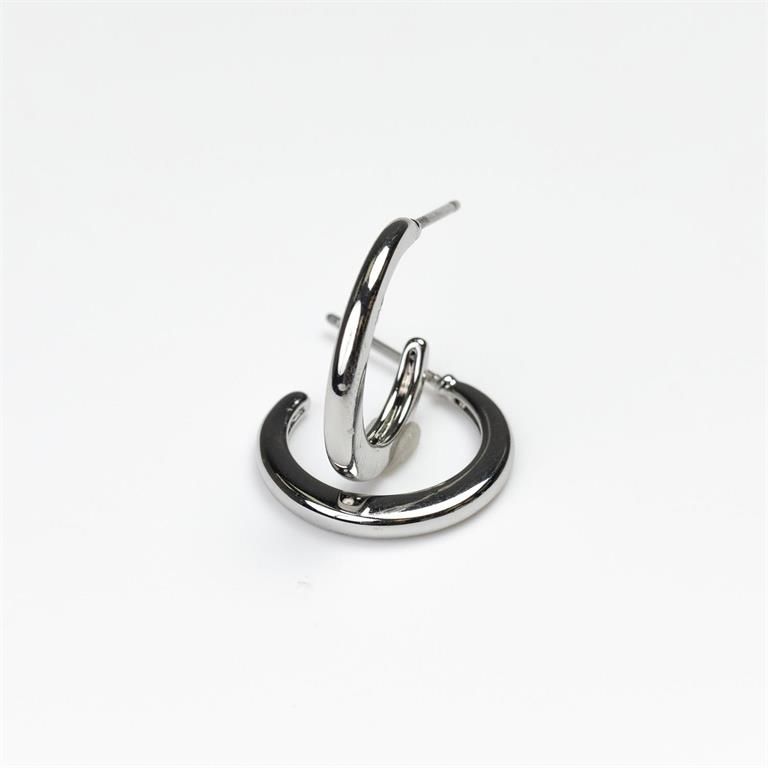 Ryle Small Silver Earrings