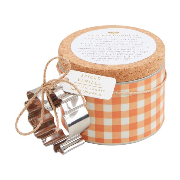 Orange Gingham Recipe Candle