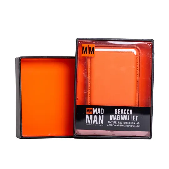 Bracca Mag Wallet-Orange