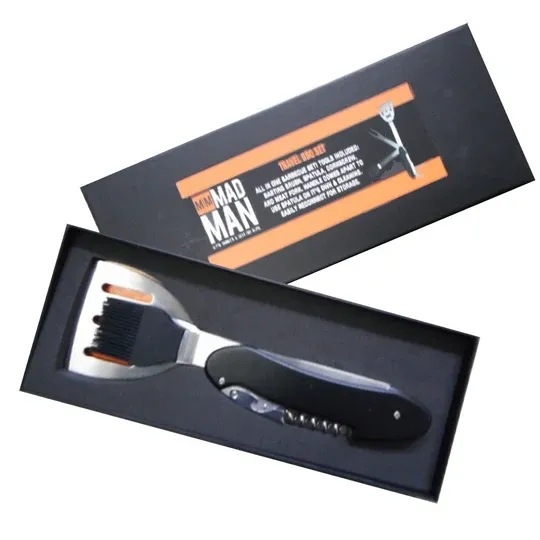 Black Travel BBQ Set