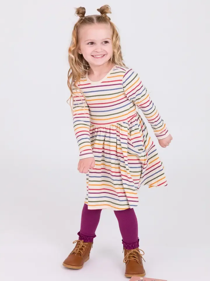 Countryside Rainbow Stripe Dress