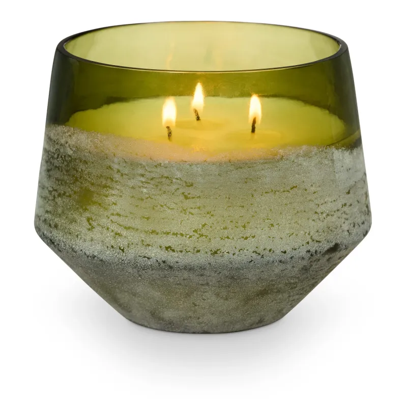 Balsam &amp; Cedar Baltic Glass Candle