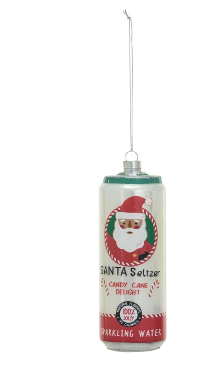 XS6877A-Candy Cane Delight Seltzer Ornament