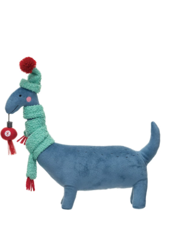 XS5323A-Plush Christmas Dinosaur-Ornament