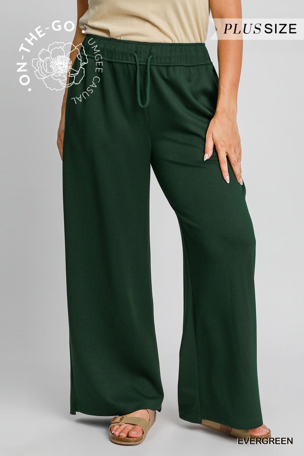 Perfectly Plus Forget The Rest Pants-Evergreen