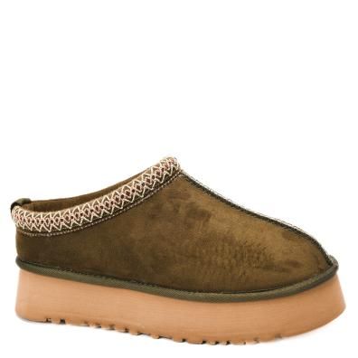 Pillow Talk-Khaki Faux Suede