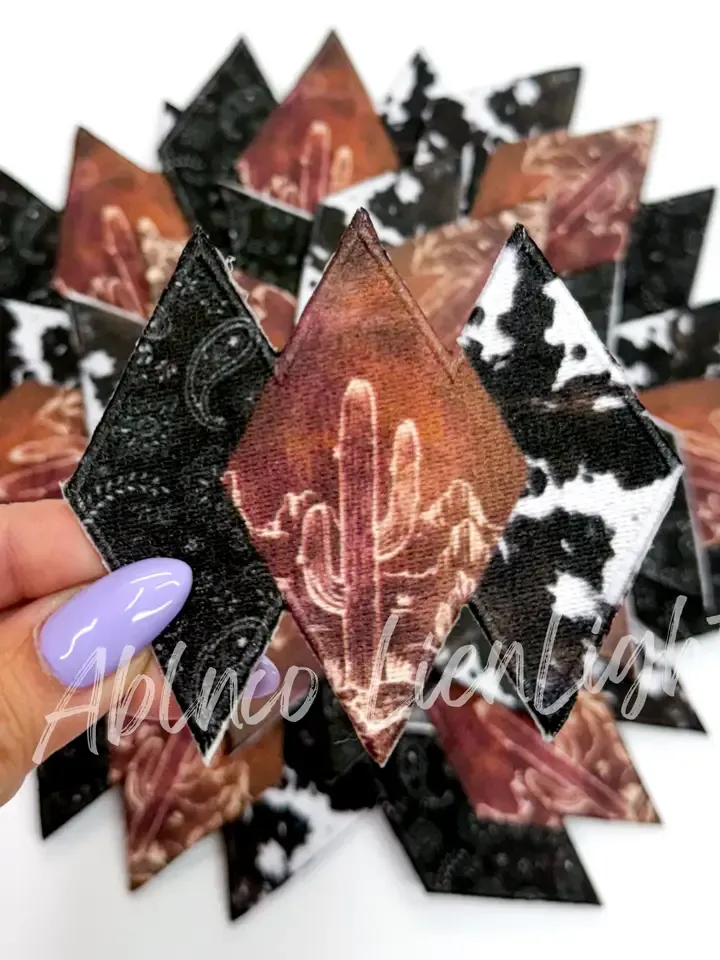 Aztec Western Cow Print Patch