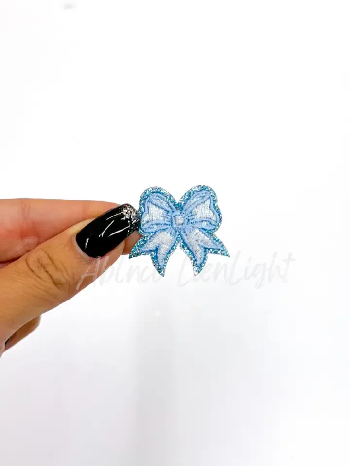 Light Blue Danity Bow Patch