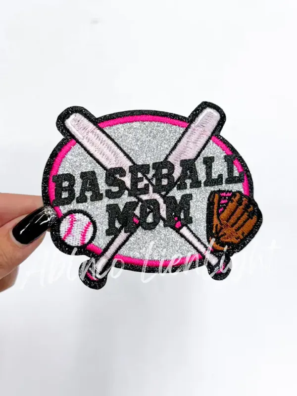 Baseball Mom Patch