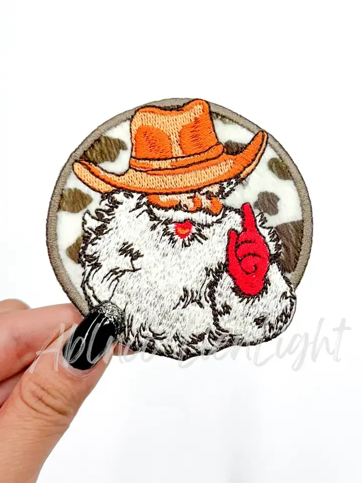 Cowboy Santa Fuzzy Patch