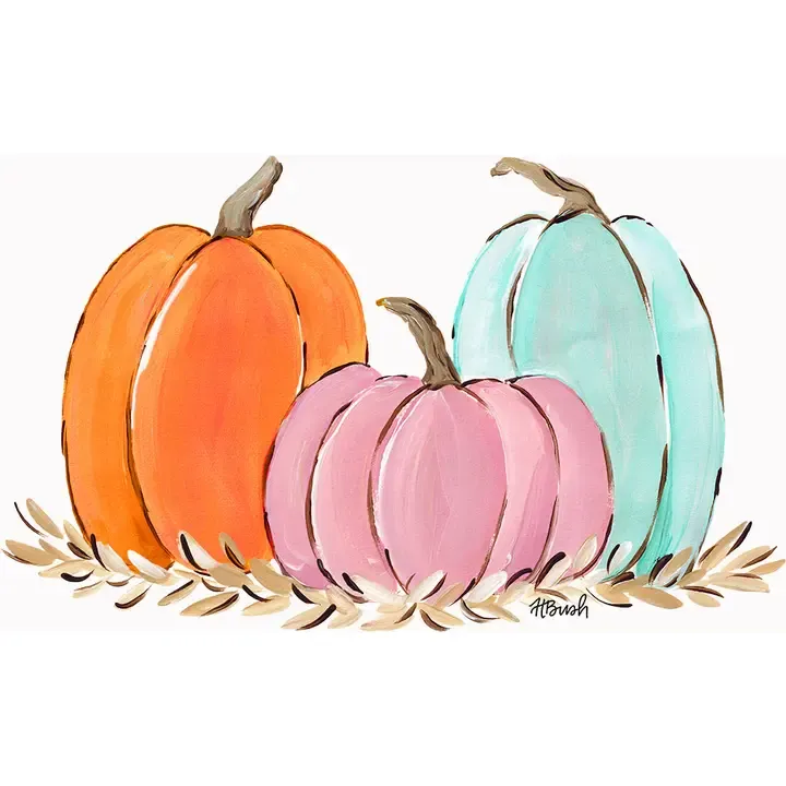 Pastel Pumpkin Lumbar Pillow Swap