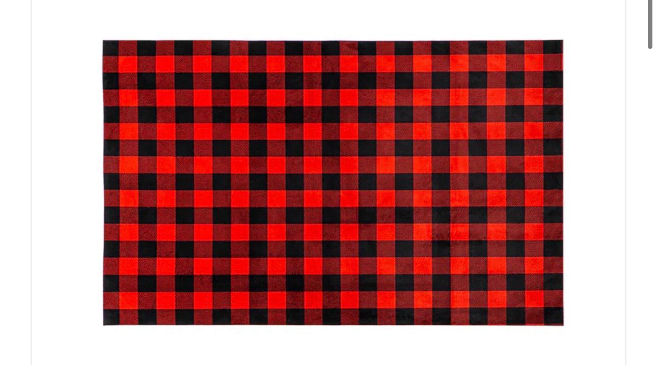 Red/Blk Buffalo Layering Mat