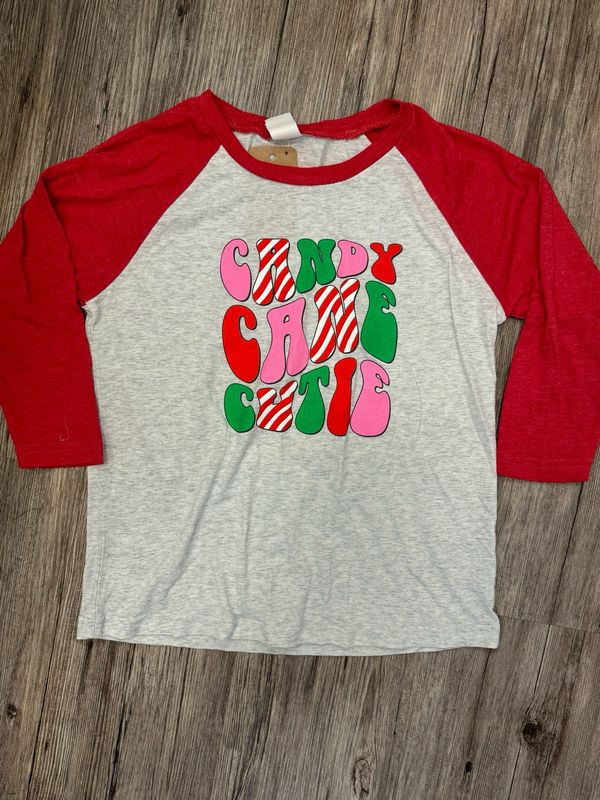 Kids Candy Cane Cutie Tee