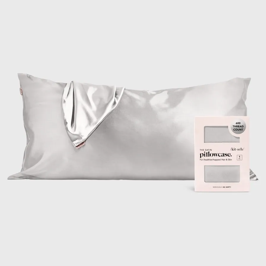 VG King Satin Pillowcase-Silver