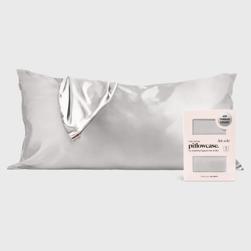 VG King Satin Pillowcase-Silver