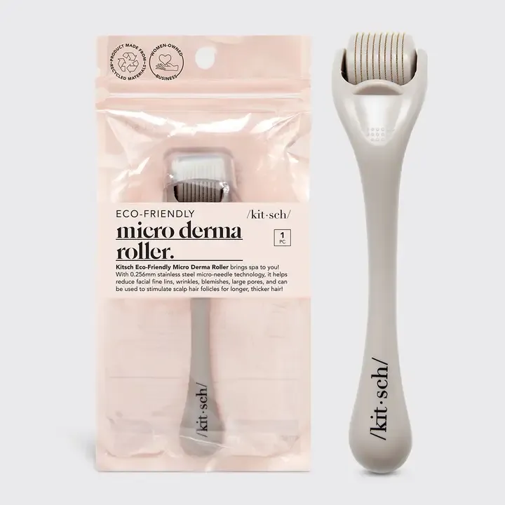 Micro Derma Facial Roller-Warm Grey