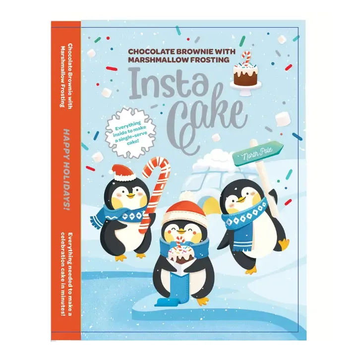 Cake Card-Penguin/Holidays