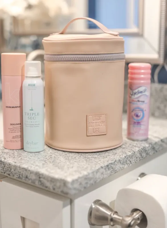 Barrel Organizer Toiletry Bag-Tan