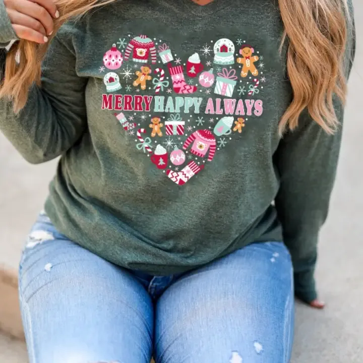 K&amp;C Merry Happy Always-Moss