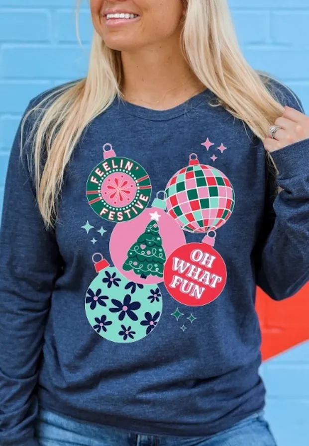 Oh What Fun-Navy