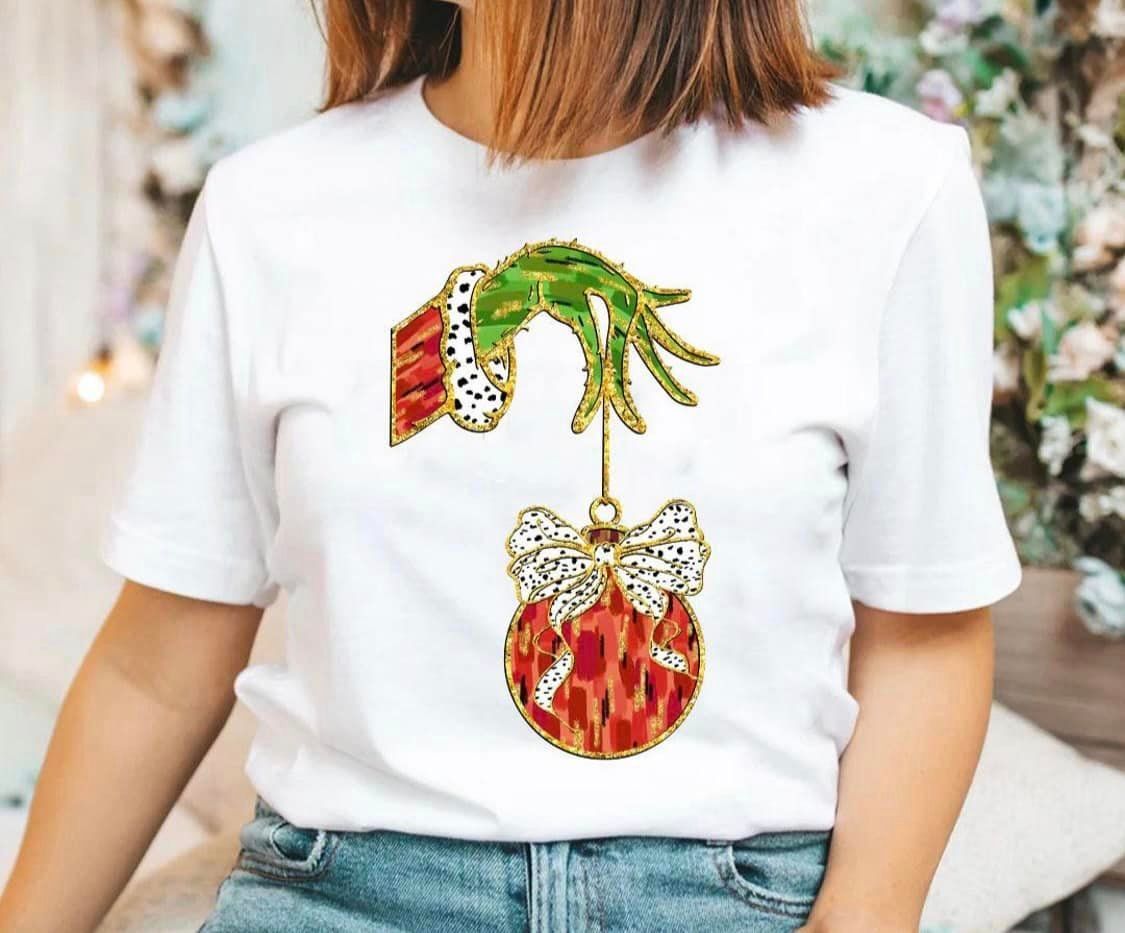BS Grinch Hand &amp; Ornament