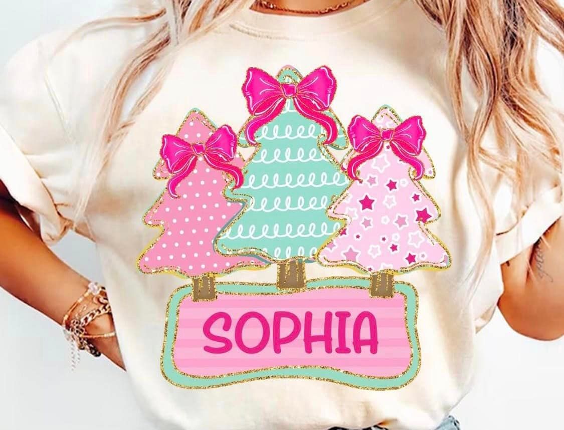 BS Girl Sugar Cookie Tree Trio/Name Design