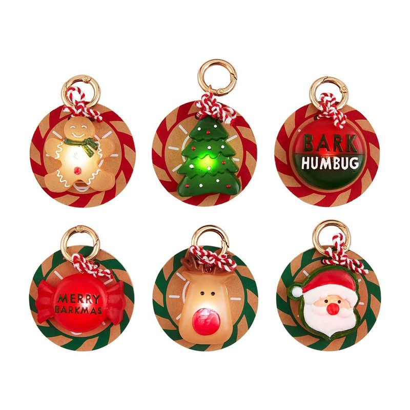 Christmas Dog Collar Charm-Gingerbread