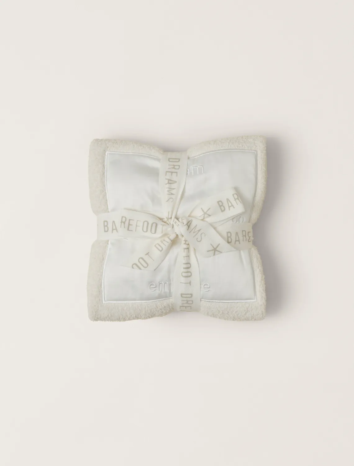 CC Satin Trim Receiving Blanket-Cream