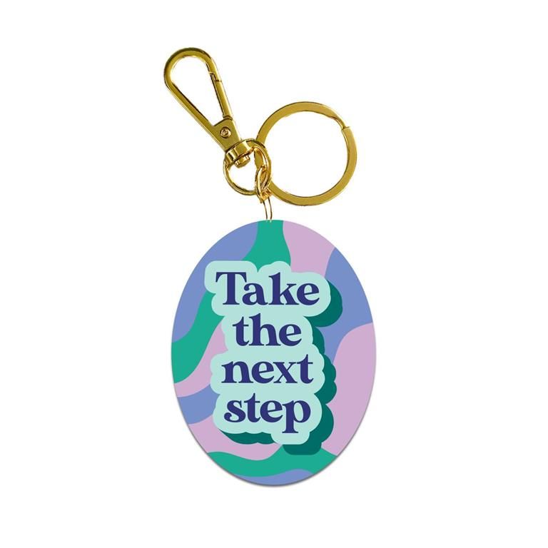 Take the Next Step Keychain
