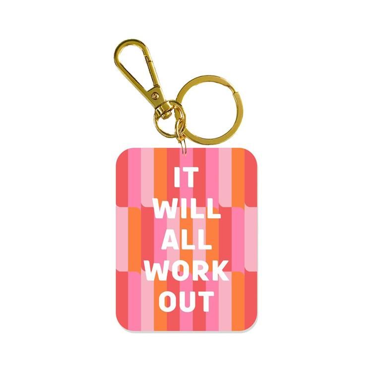 All Work Out Keychain