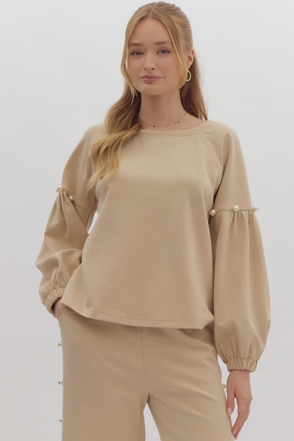 Bautiful Memories Top-Taupe