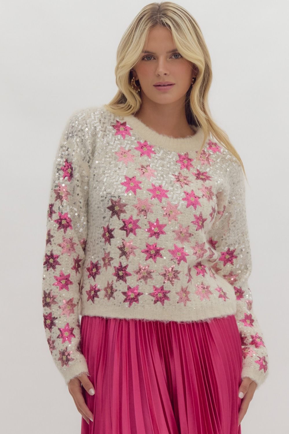 Pink Winter Wonderland Top