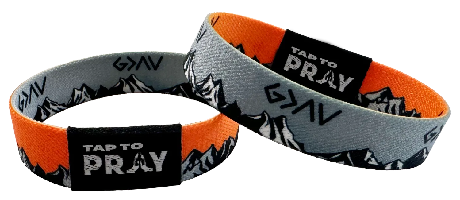 VG Tap to Pray Wristbands-God is Greater than the Highs &amp; Lows