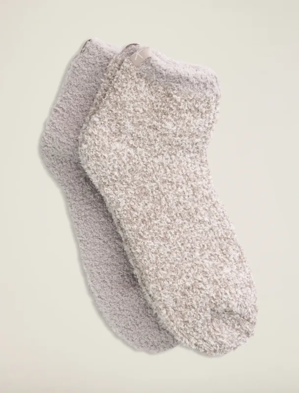 CozyChic 2 Pair Tennis Sock-Oyester Multi
