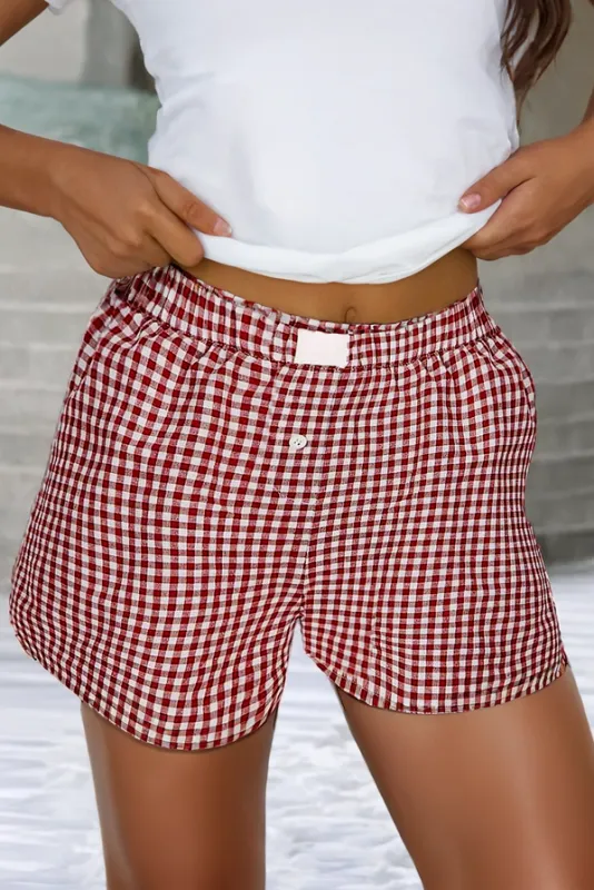 Vintage Plaid Shorts