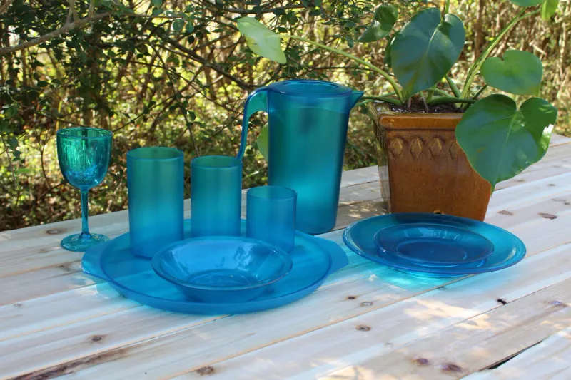 VG Turquoise Wine Glass 4PK