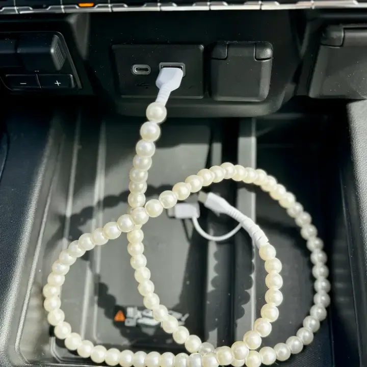 Pearl Beaded Charger