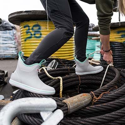BC 6in Ankle Deck Boot-Grey